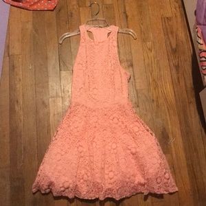 Pink Lacey dress